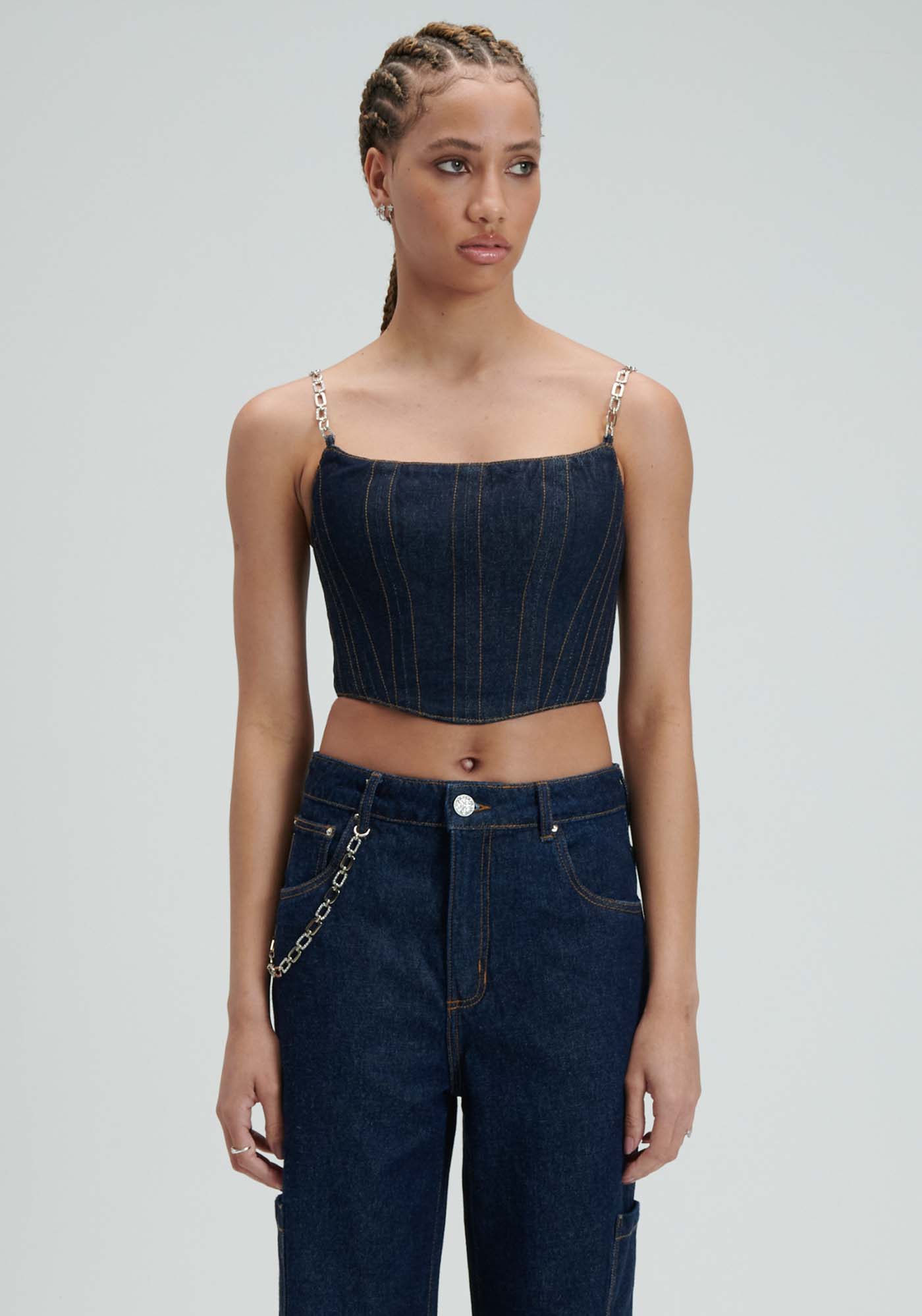 Top Corset Jeans Tomara que Caia - My Favorite Things