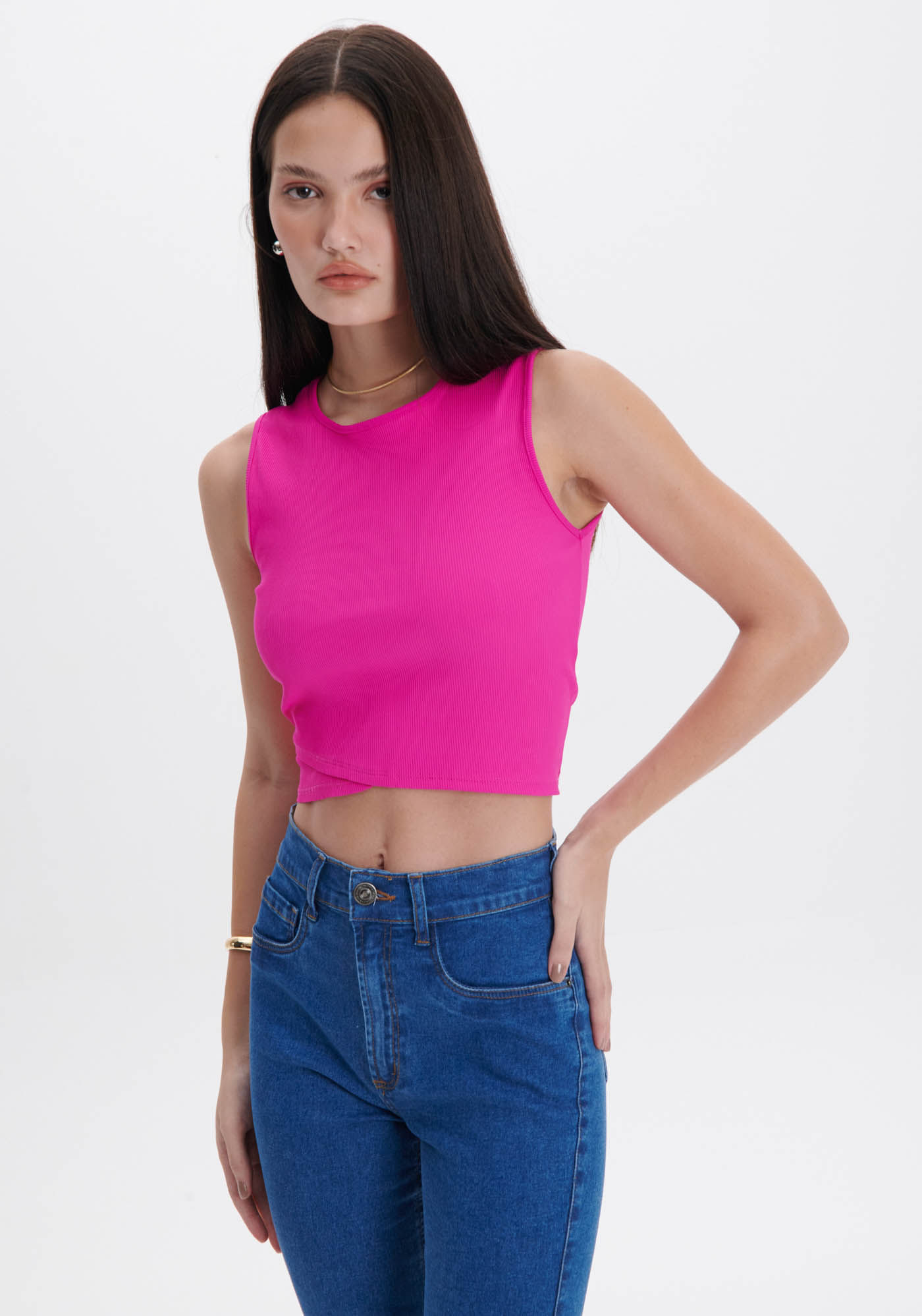 Blusa Cropped Transpassado - My Favorite Things