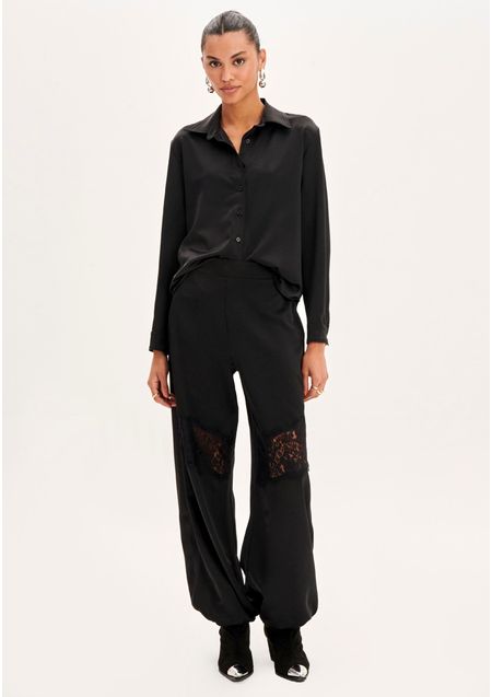 Calça Jogging Cintura Alta