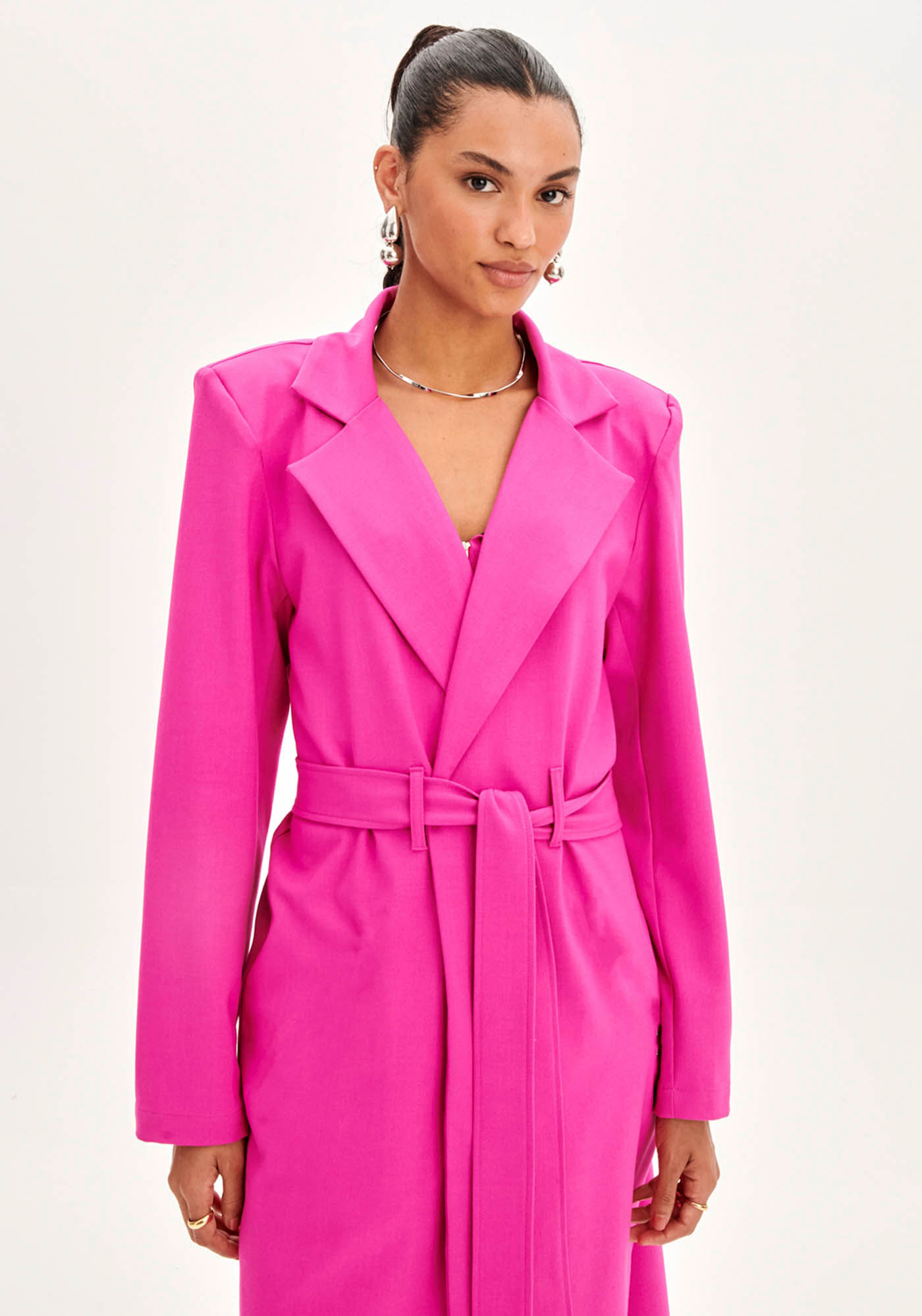 ジャケット・アウター muguet rose midi trench coat muguet rose midi trench coat