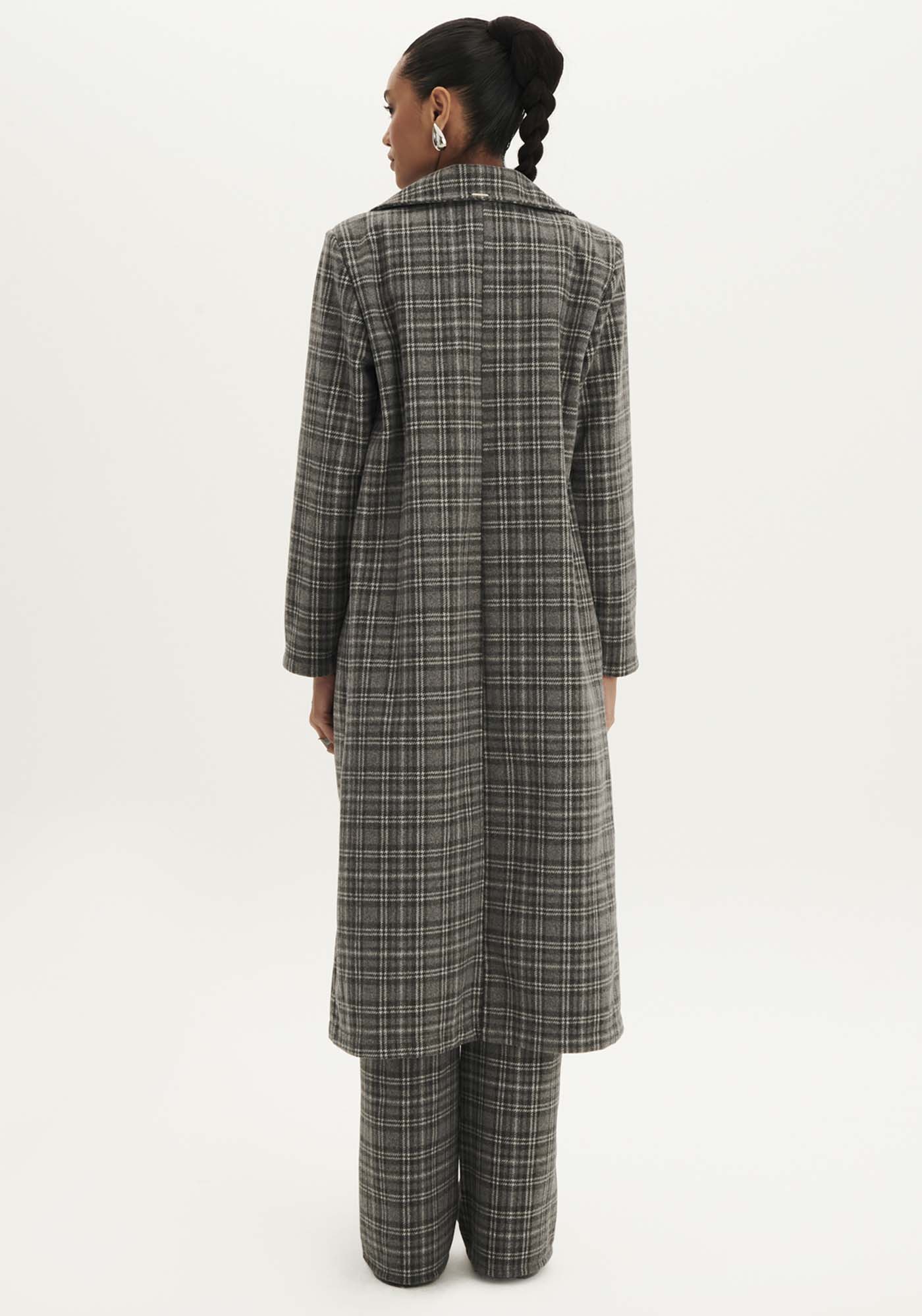 Trench Coat Midi Xadrez - My Favorite Trench Coat Midi Xadrez - My Favorite