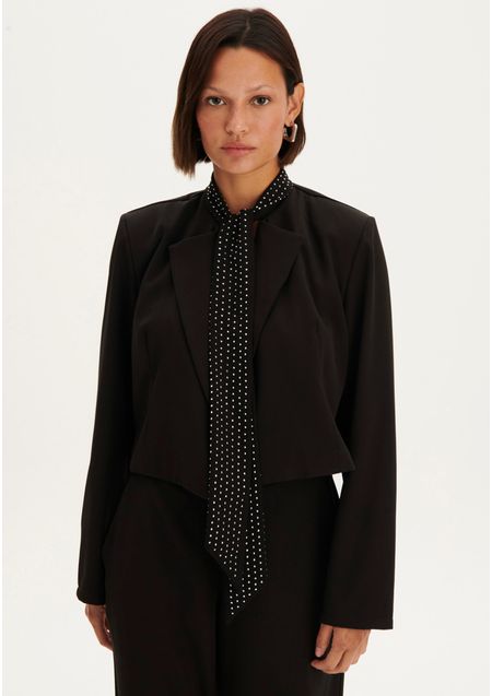 Blazer Curto com Laço