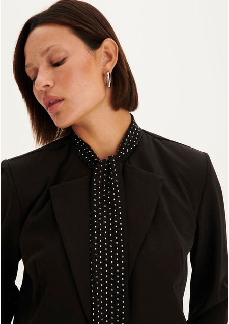 Blazer Curto com Laço