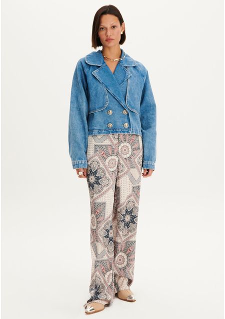 Calça Alfaiataria Estampada