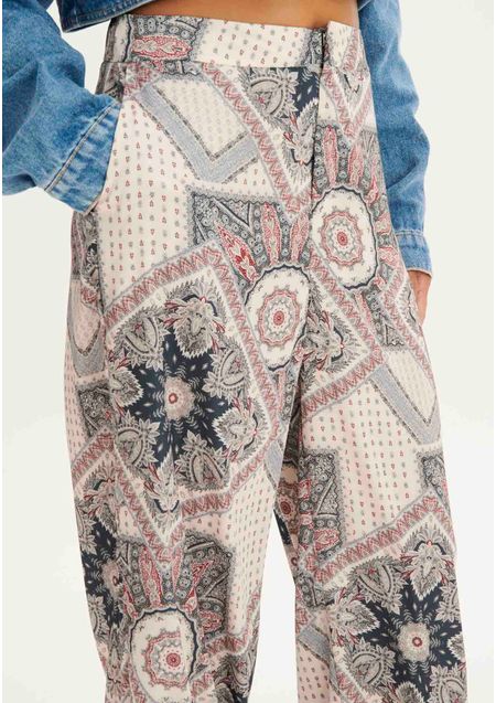 Calça Alfaiataria Estampada