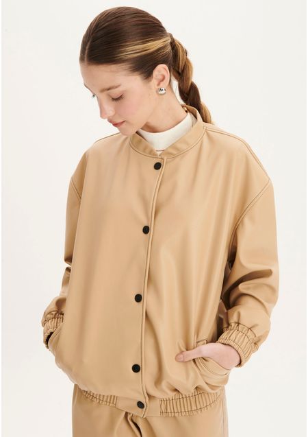 Jaqueta Bomber Alongada