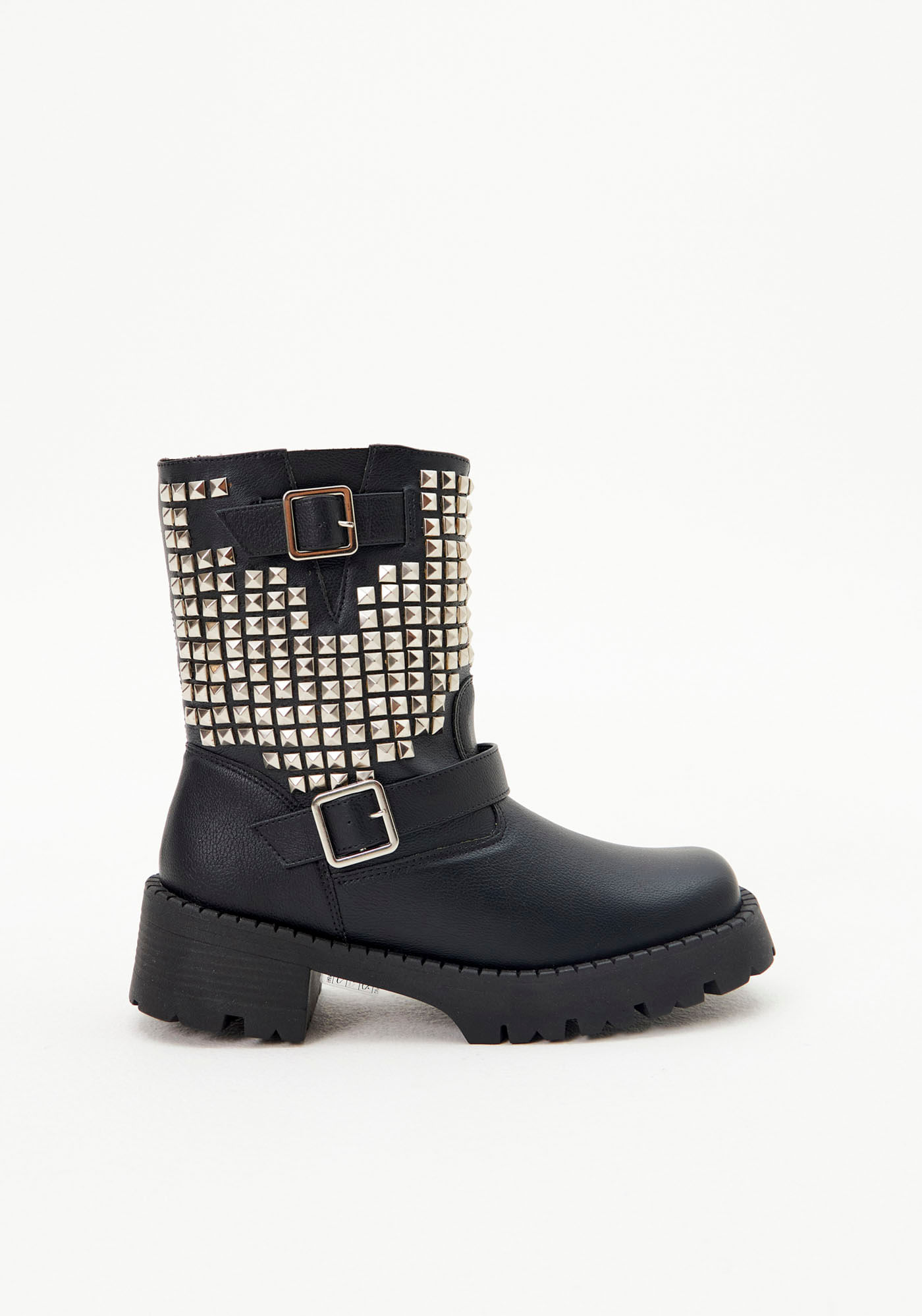 Bota Cano Curto com Rebites