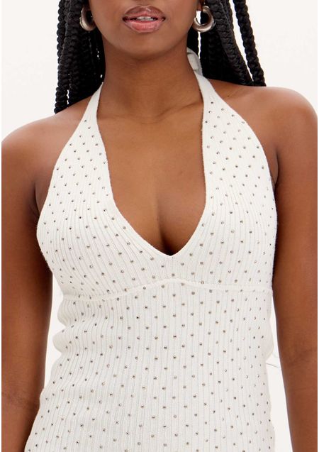 Vestido Curto Tricot  Brilhos
