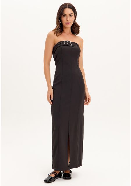 Vestido Midi com Cinto