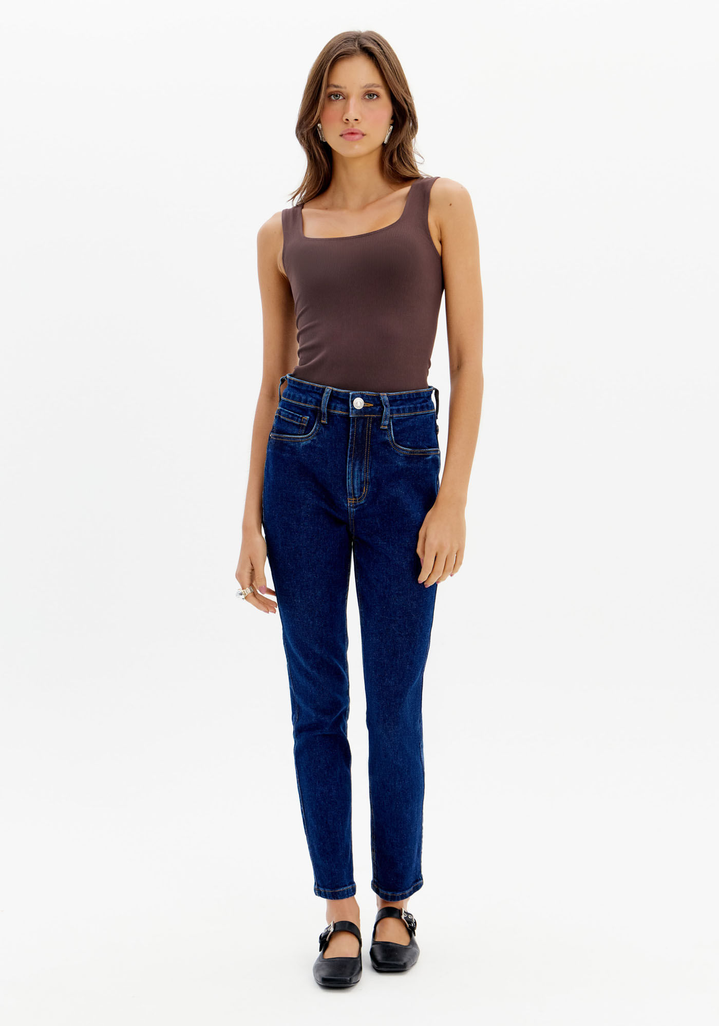 Calça Jeans Skinny Super Alta