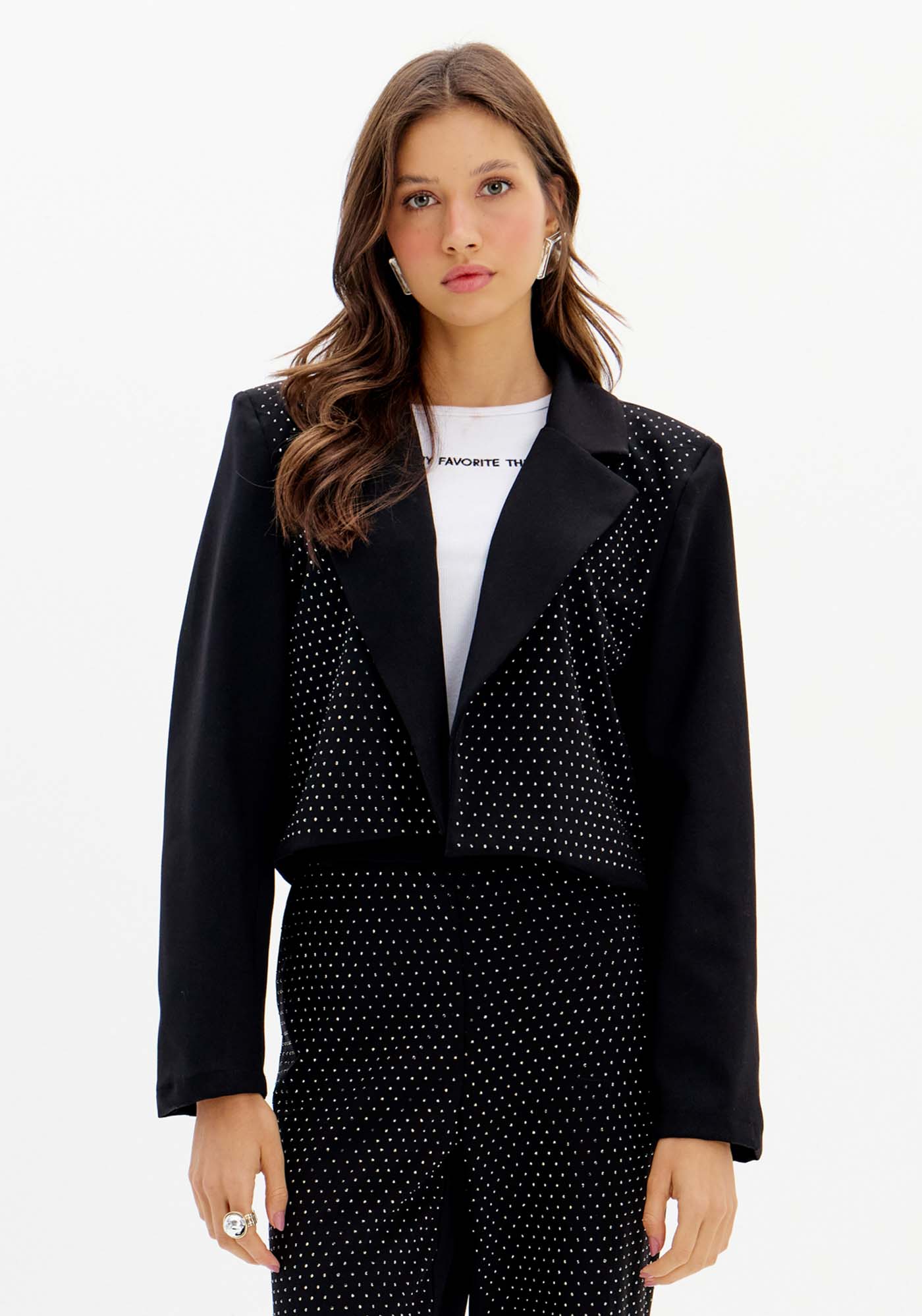Blazer Tradicional com Brilhos