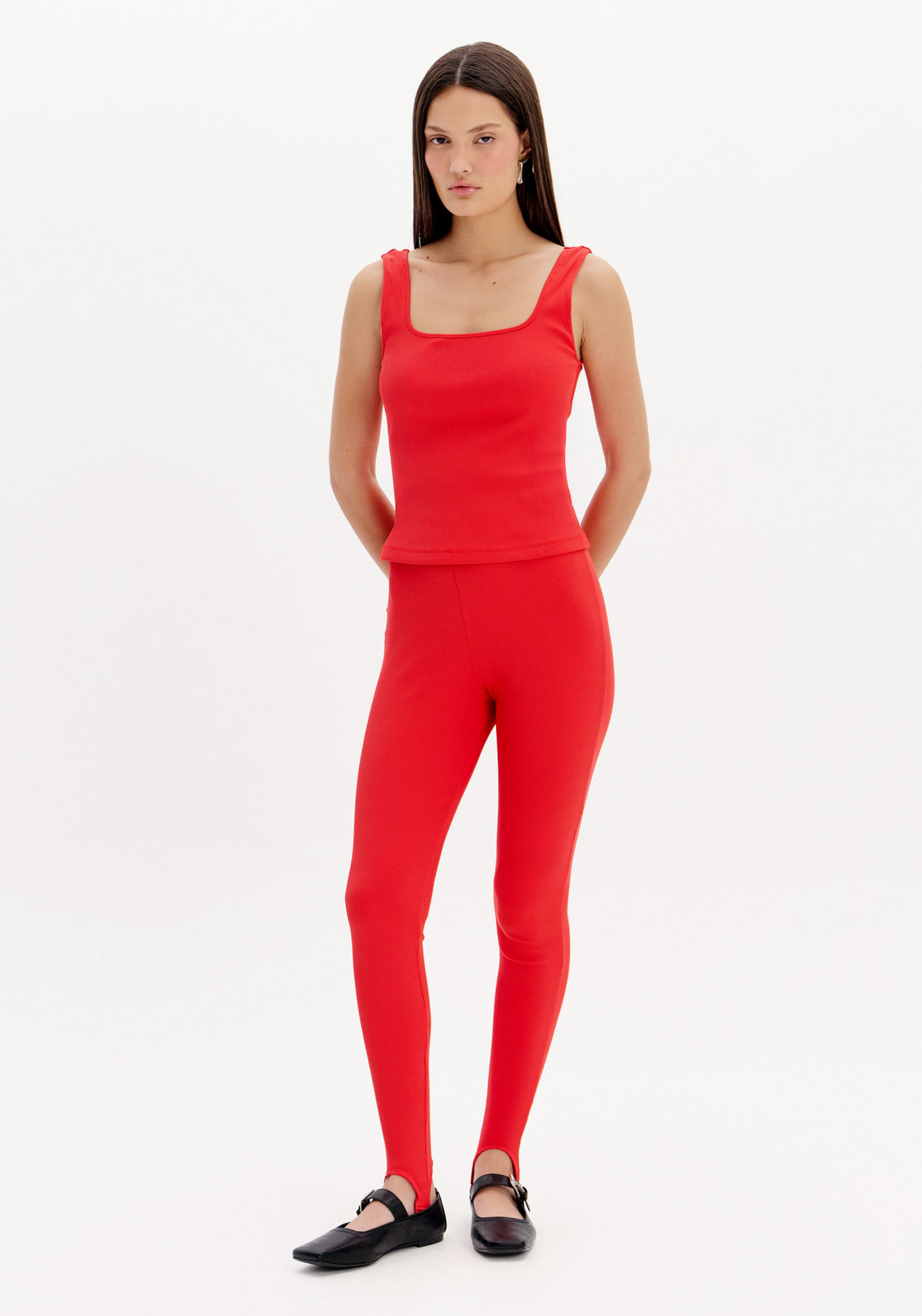 Calça Legging Fusô Cintura Alta
