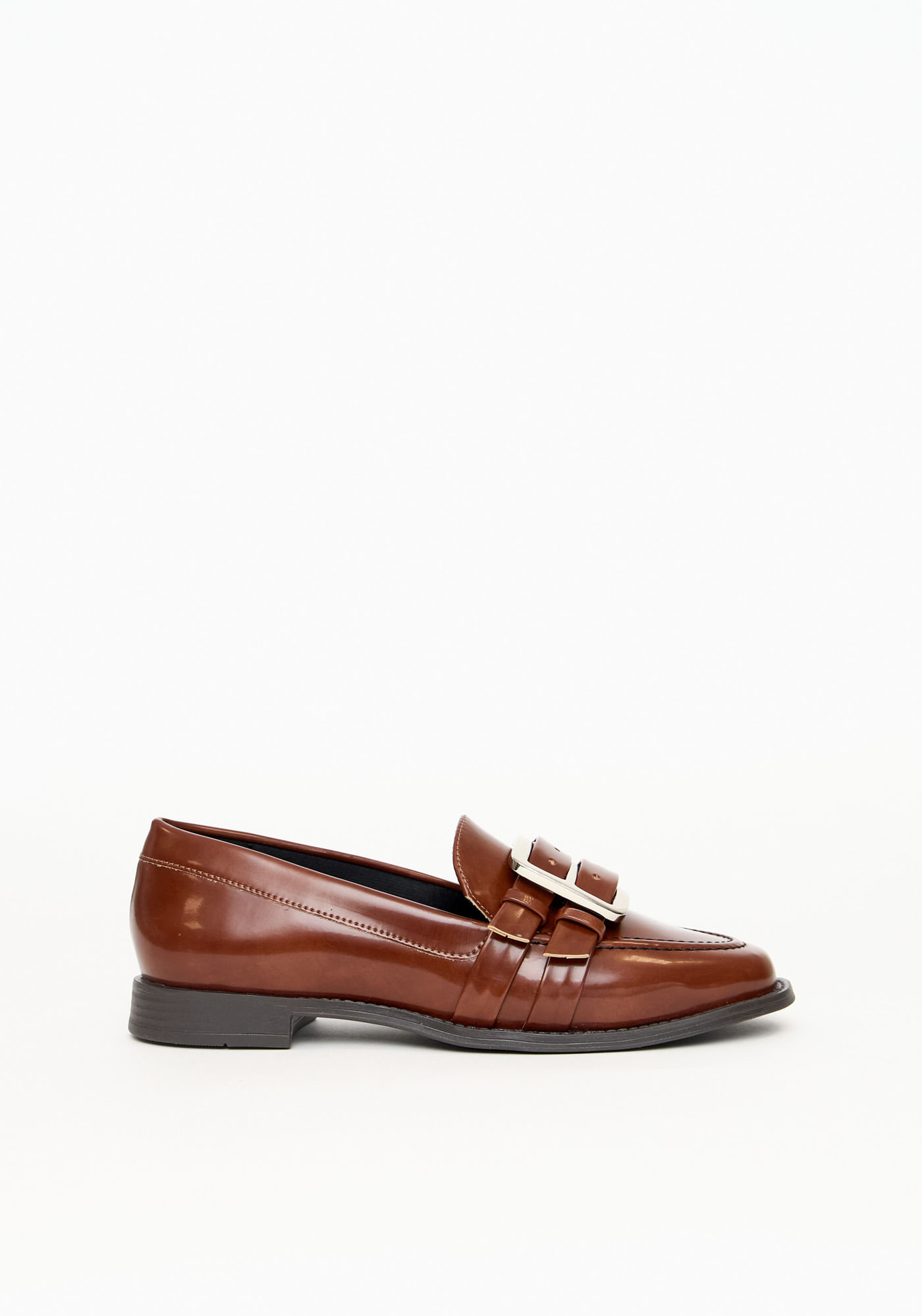 Mocassim Com Fivela Dupla