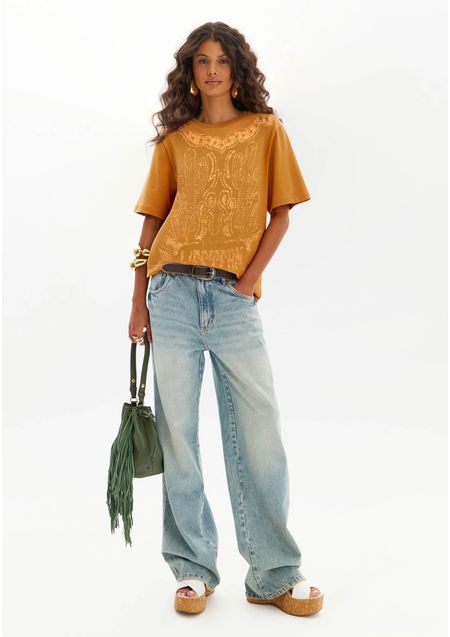 T-Shirt Oversized Estampada