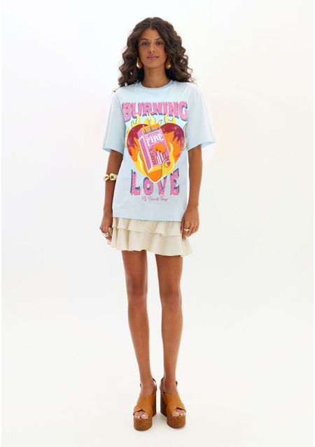 T-Shirt Oversized Com Estampa