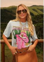 T-Shirt Oversized Com Estampa