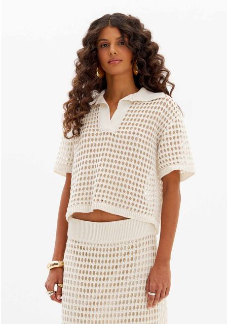 Blusa Tricot Cropped