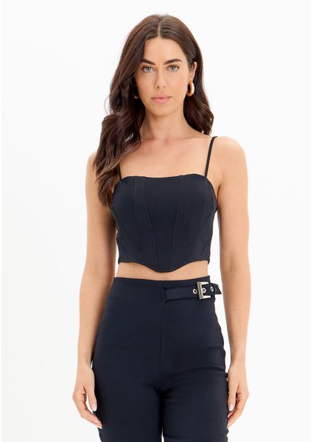 Blusa Cropped Corset