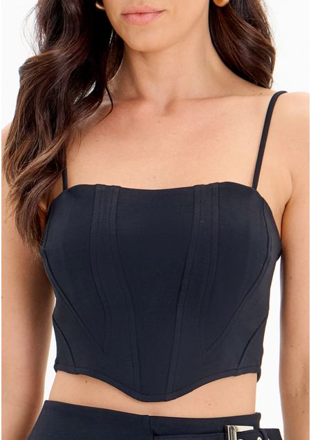 Blusa Cropped Corset