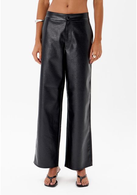 Calça Reta Cintura Média
