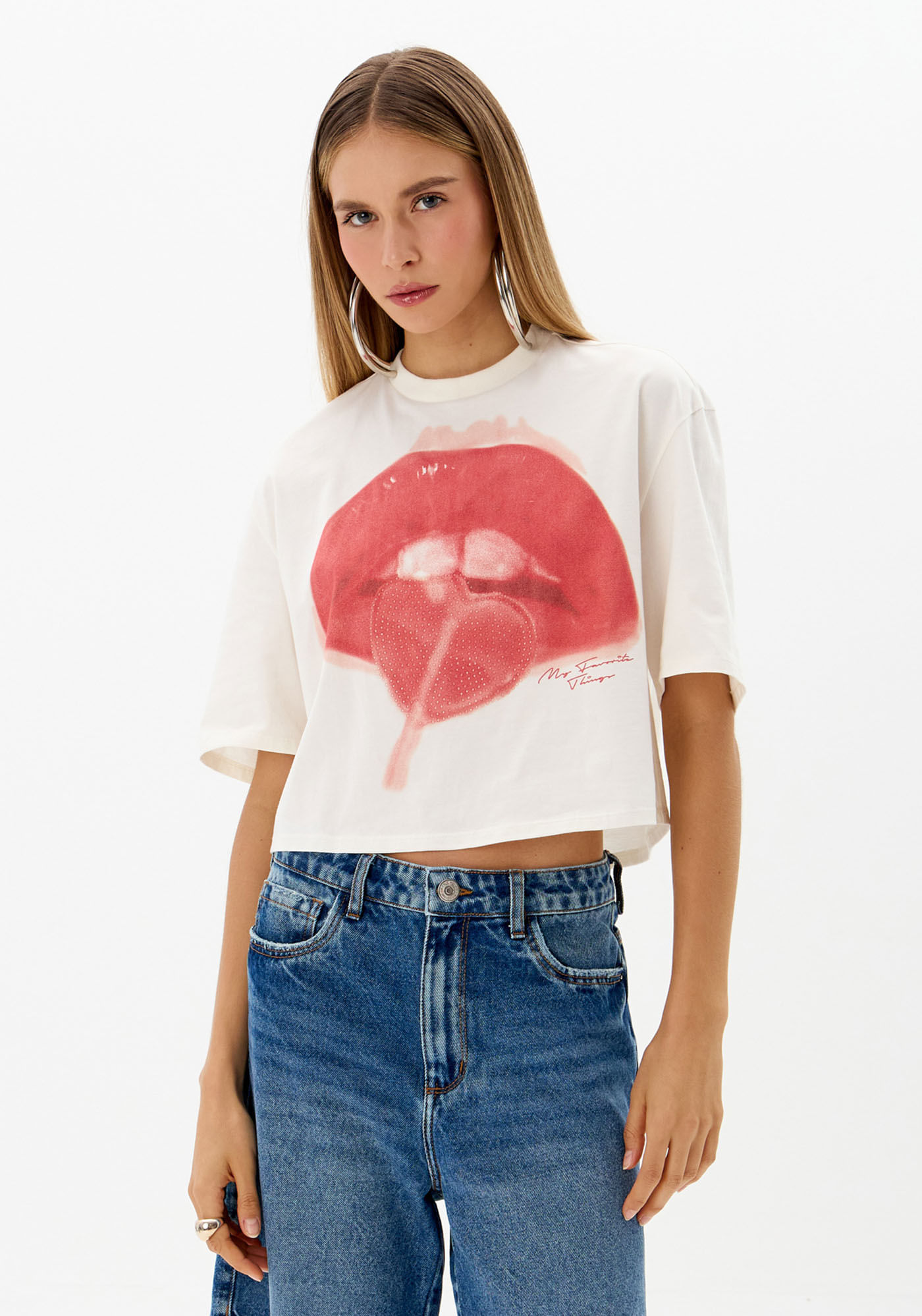 T-Shirt Cropped Oversized