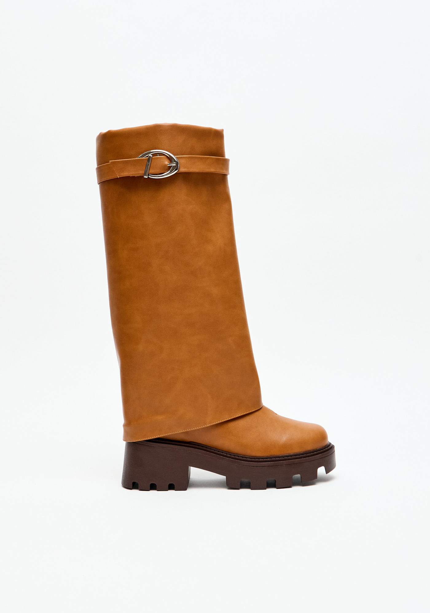 Bota Coturno Fold Over Boot