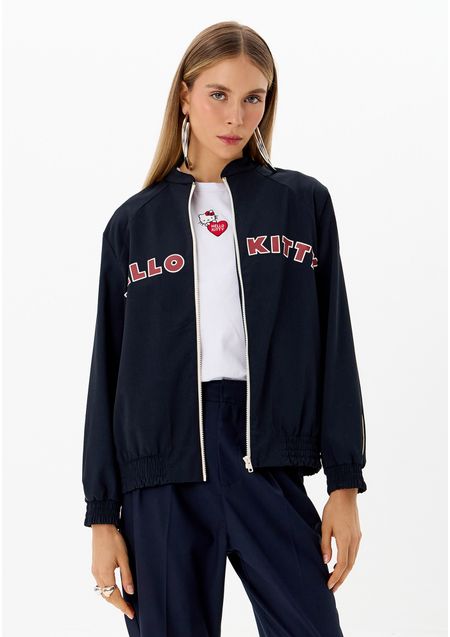 Jaqueta Bomber Alfaiataria Hello Kitty