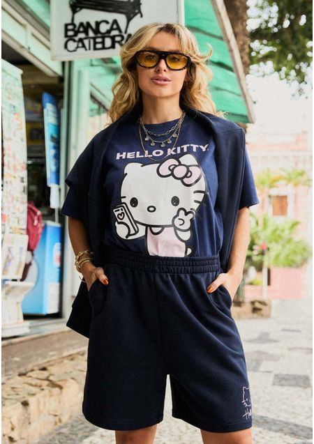 T-Shirt Manga Curta Hello Kitty