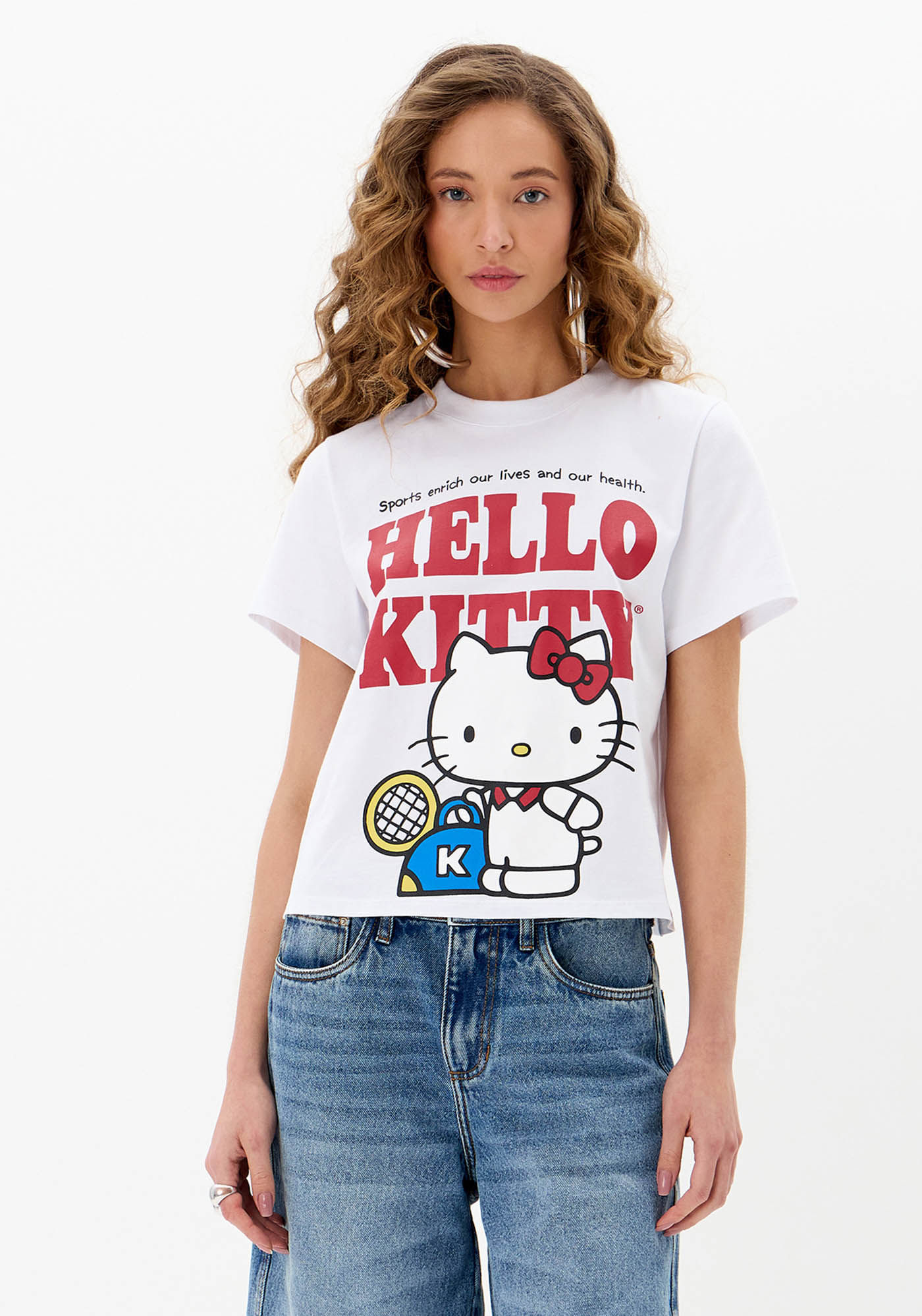 T-Shirt Manga Curta Hello Kitty