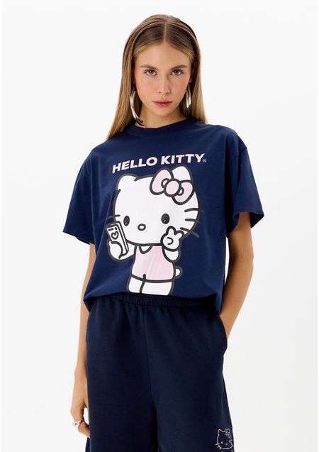 T-Shirt Manga Curta Hello Kitty