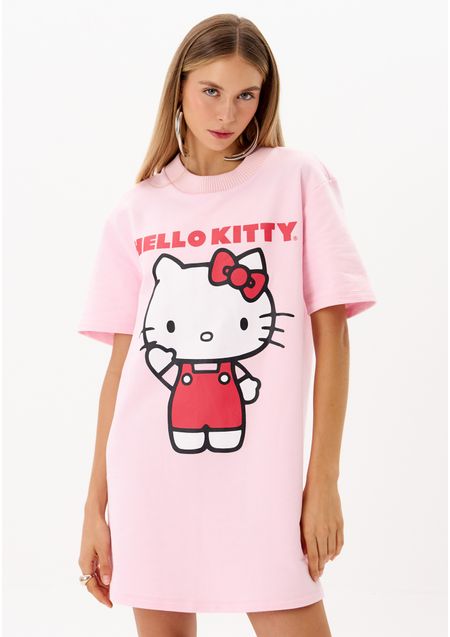 Vestido Moletom Hello Kitty