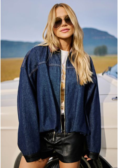 Jaqueta Jeans Balloon