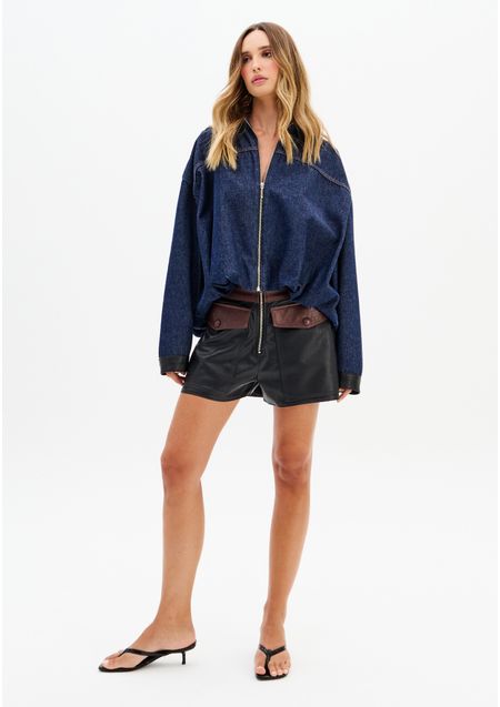 Jaqueta Jeans Balloon