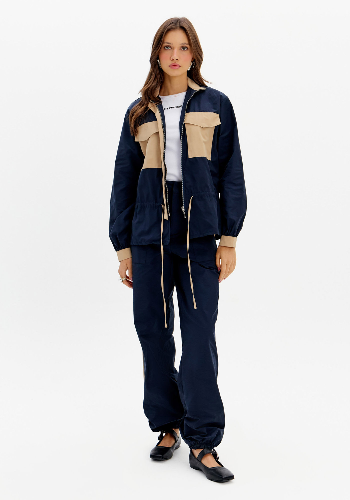 Calça Jogger Com Bolsos