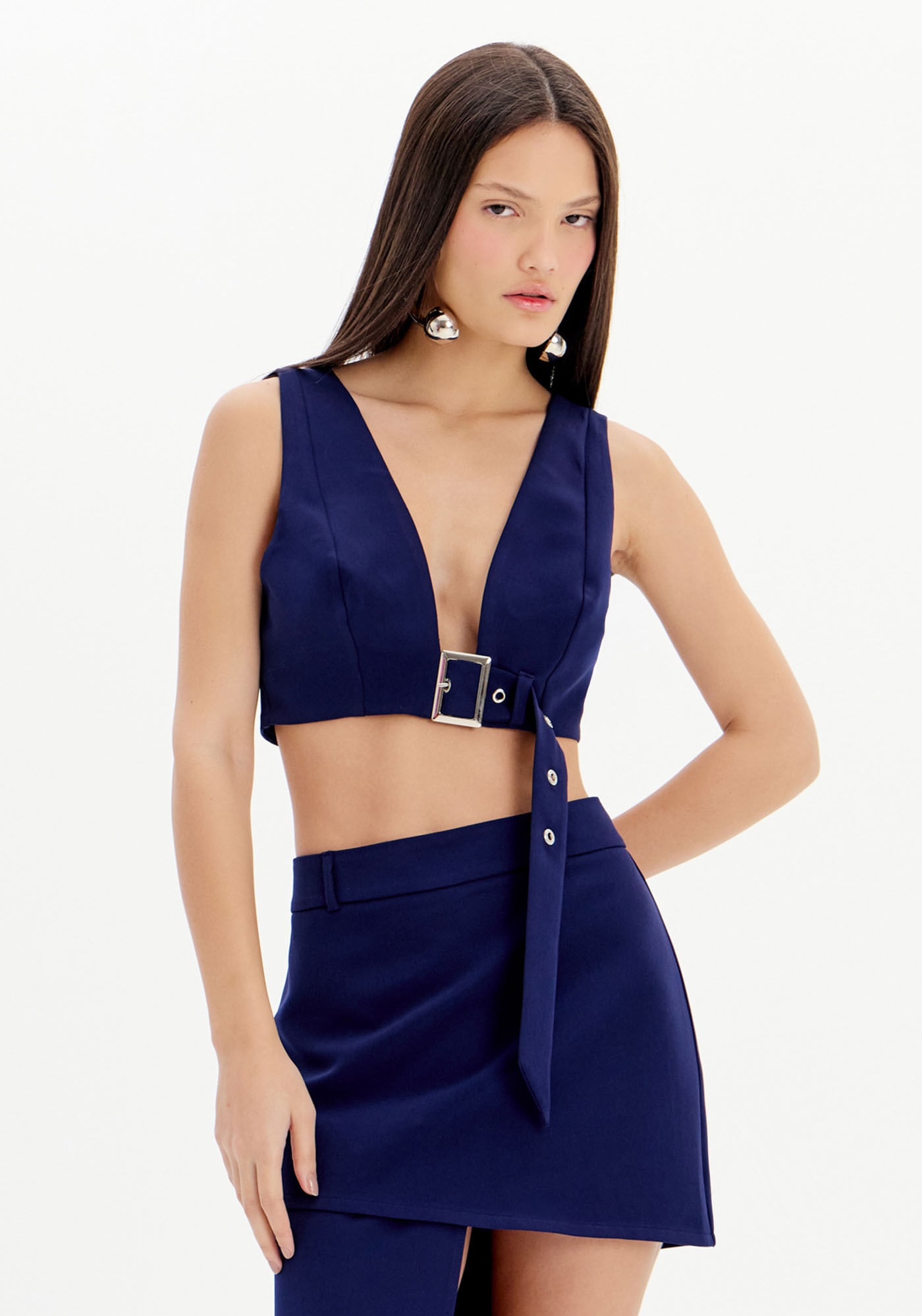 Top Cropped Com Fivela