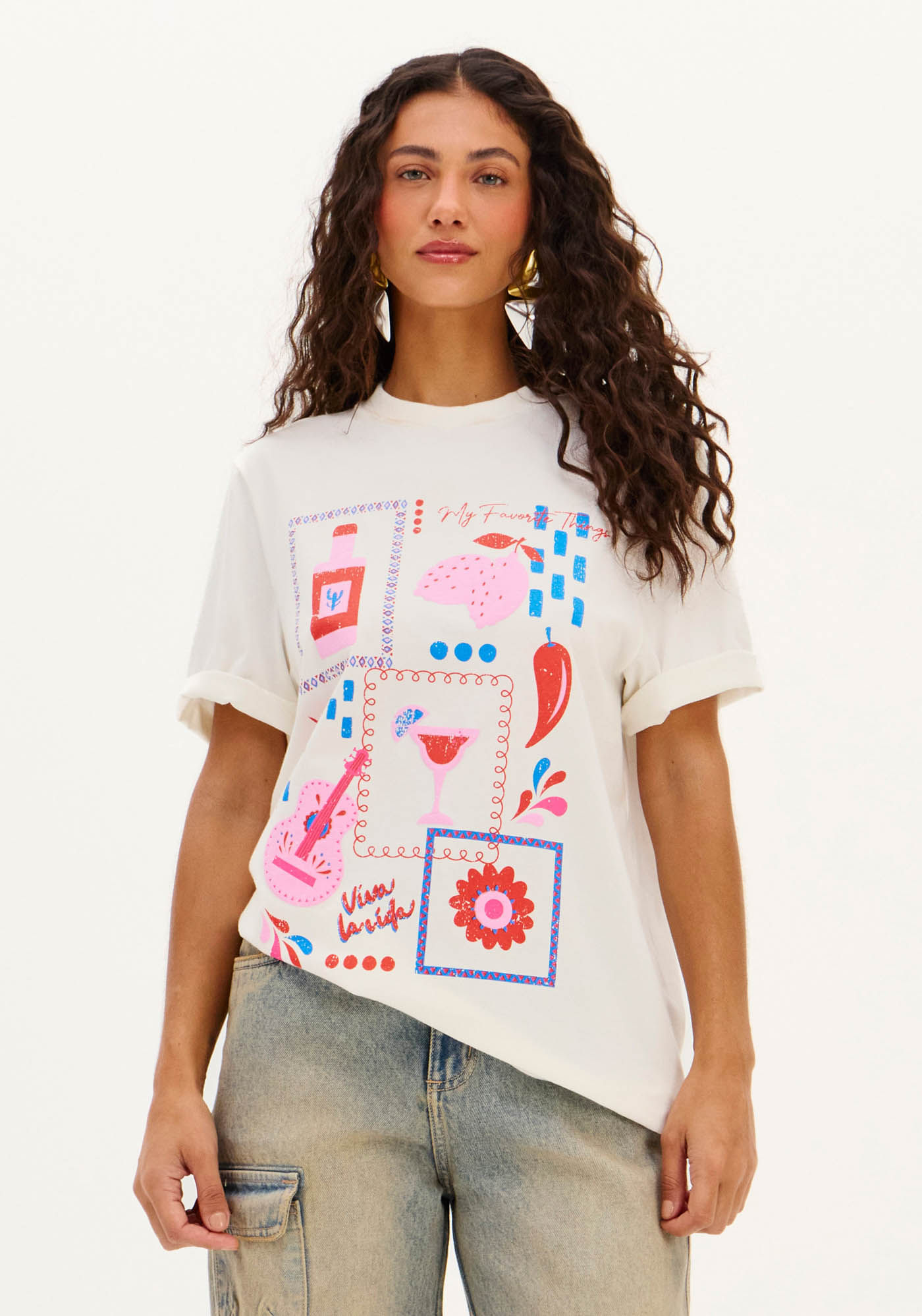 T-shirt Oversized Alongada