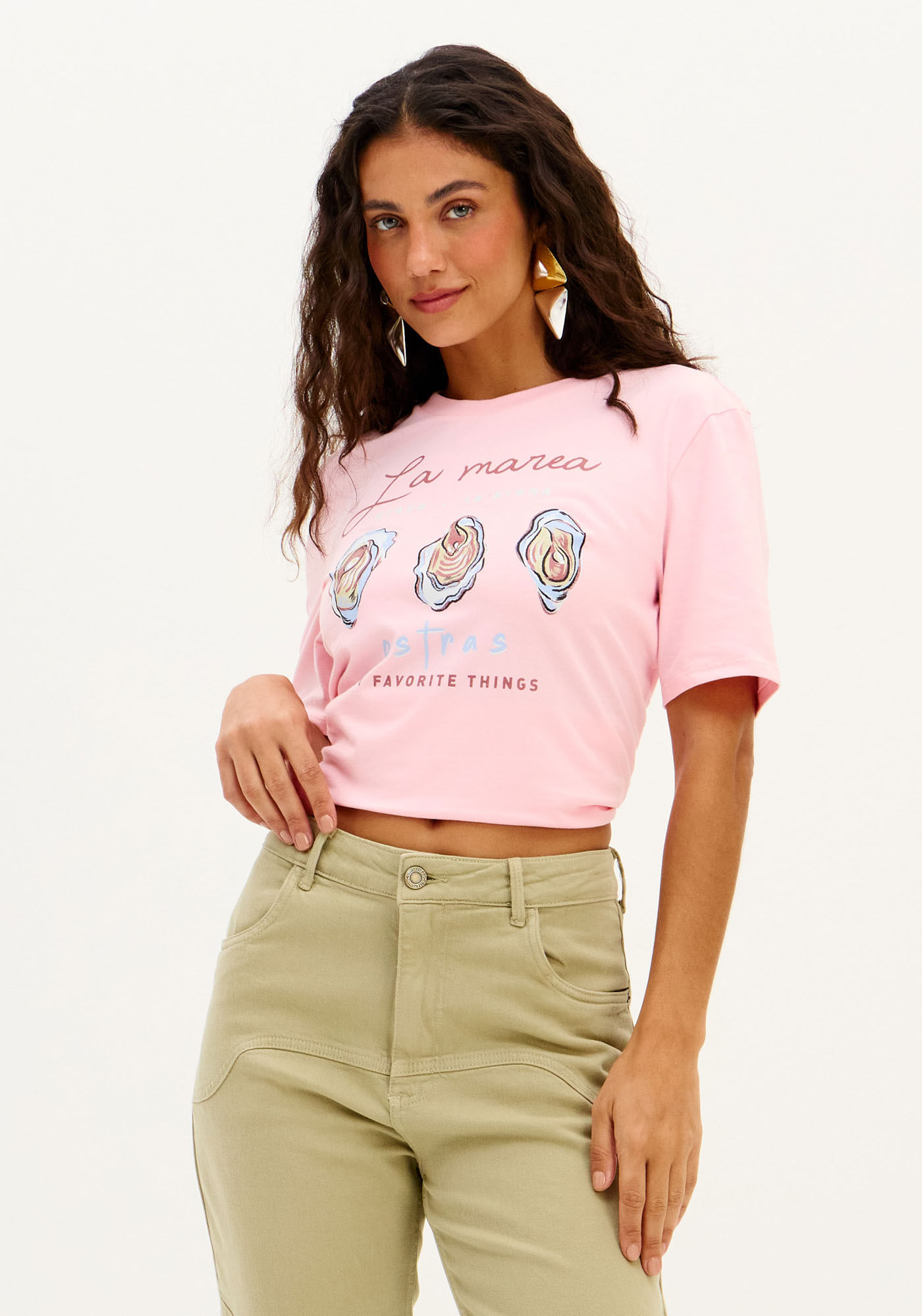 T-Shirt Regular com Estampa