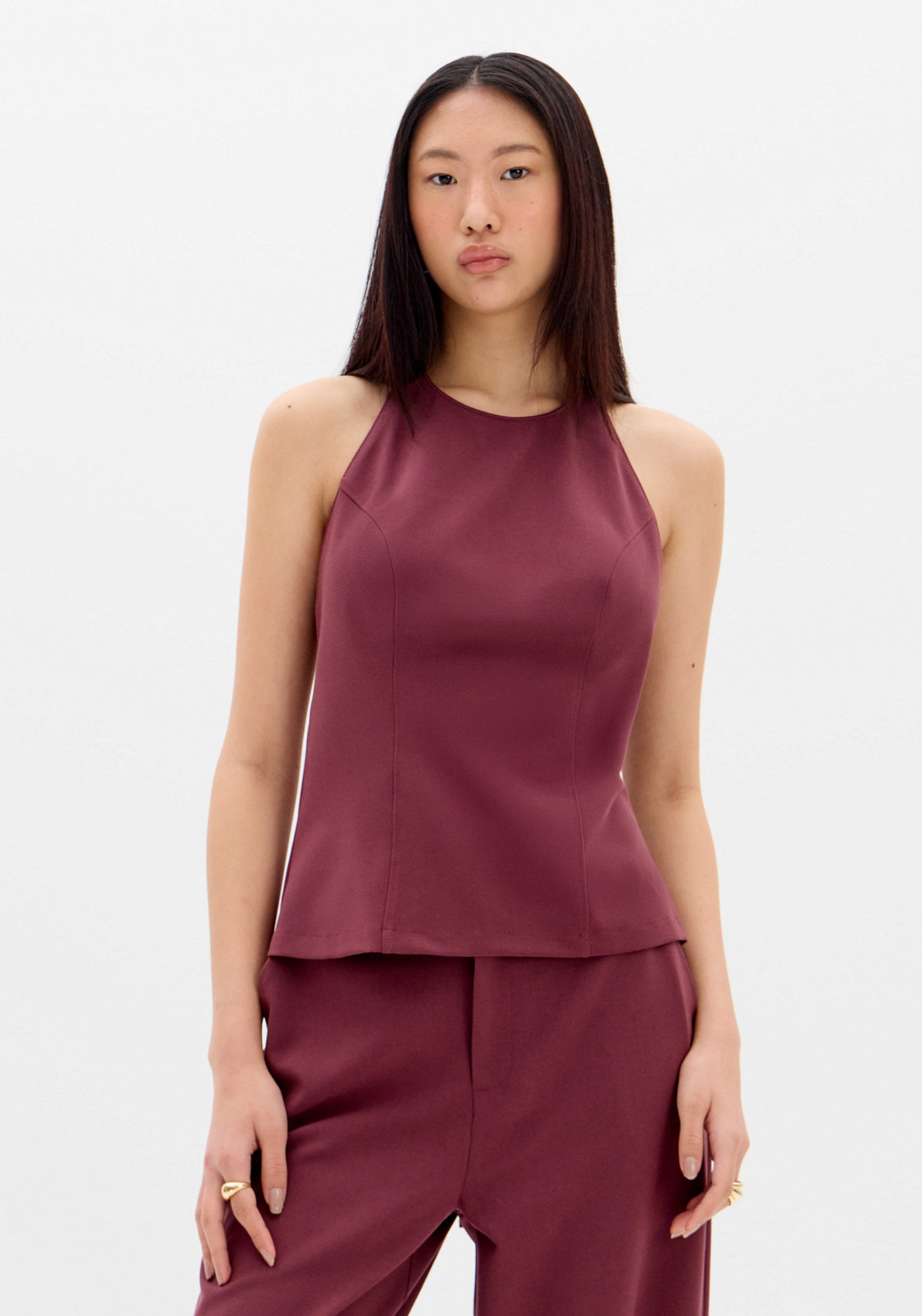 Blusa Frente Única Com Amarração