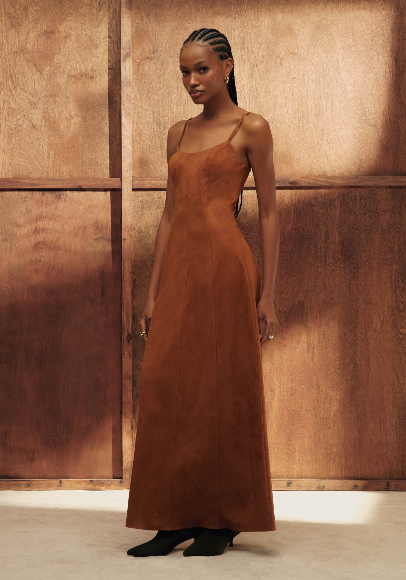 Vestido Super Midi De Alça