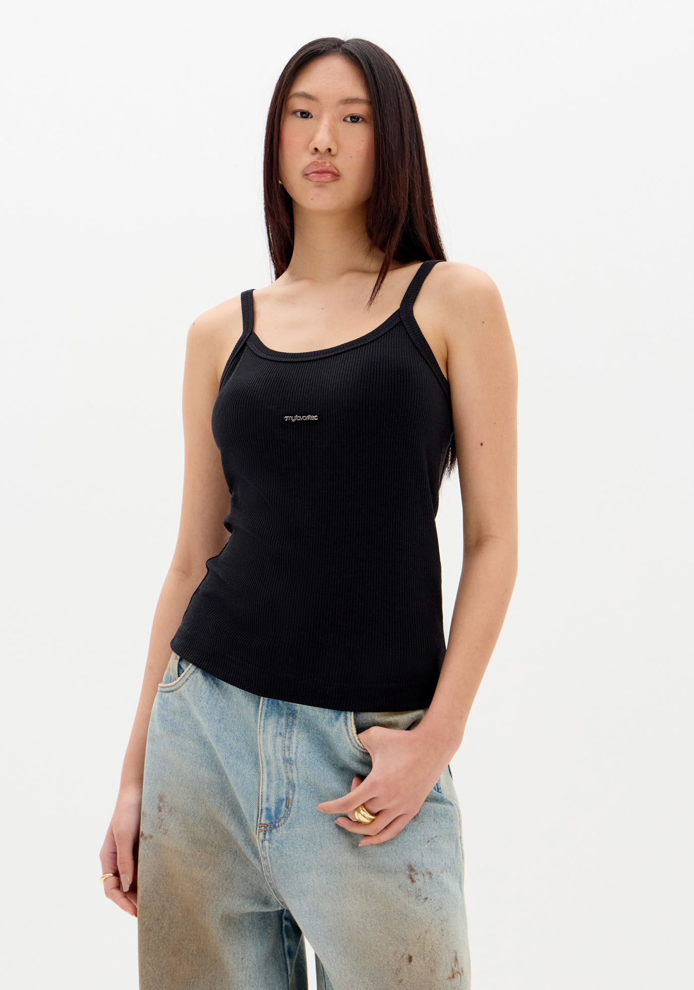 Blusa Regata De Alça Canelada