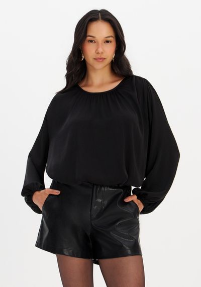 Blusa Balonê Manga Longa