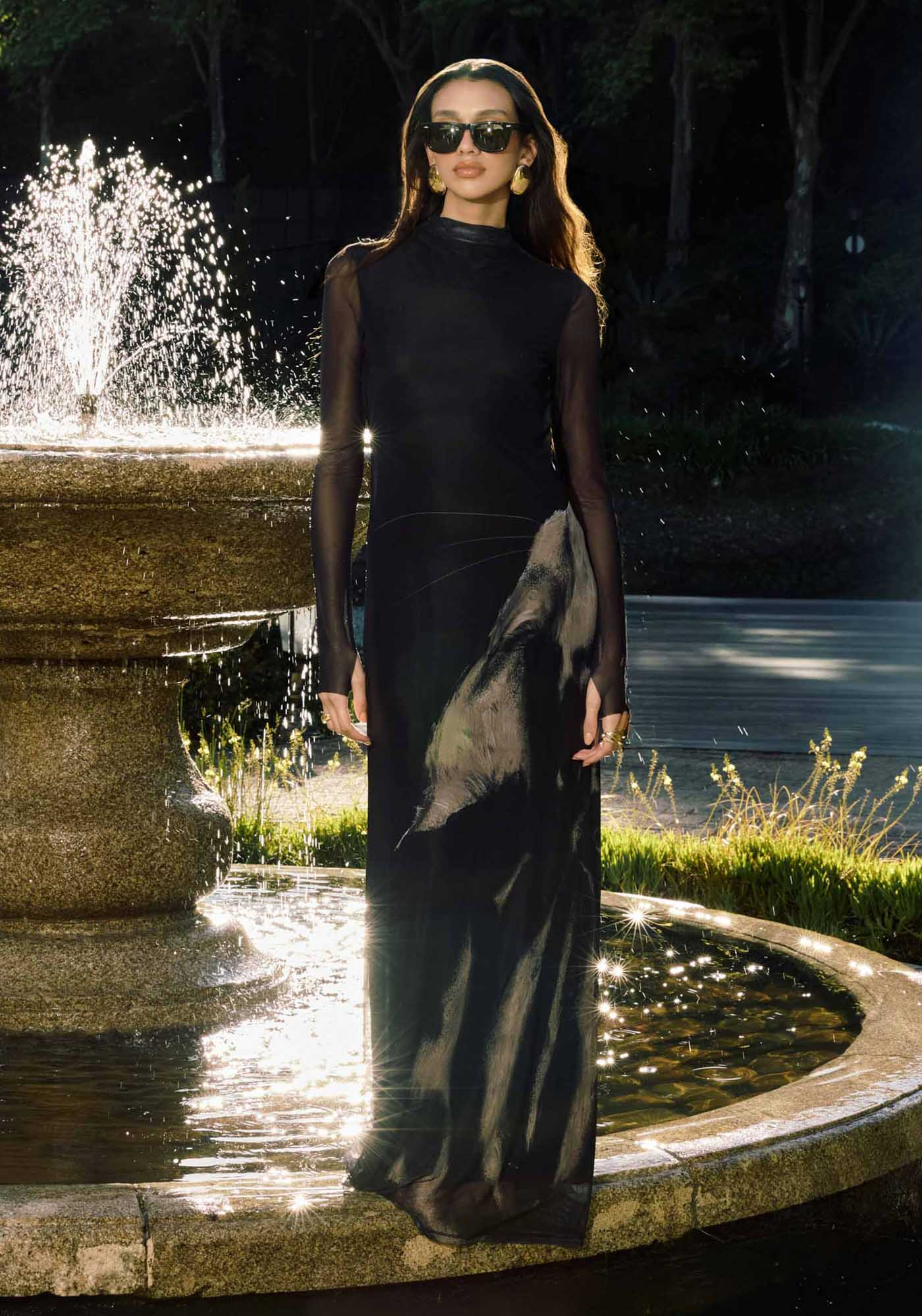 Vestido Longo Estampado