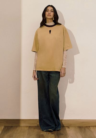 T-Shirt Oversized Com Estampa