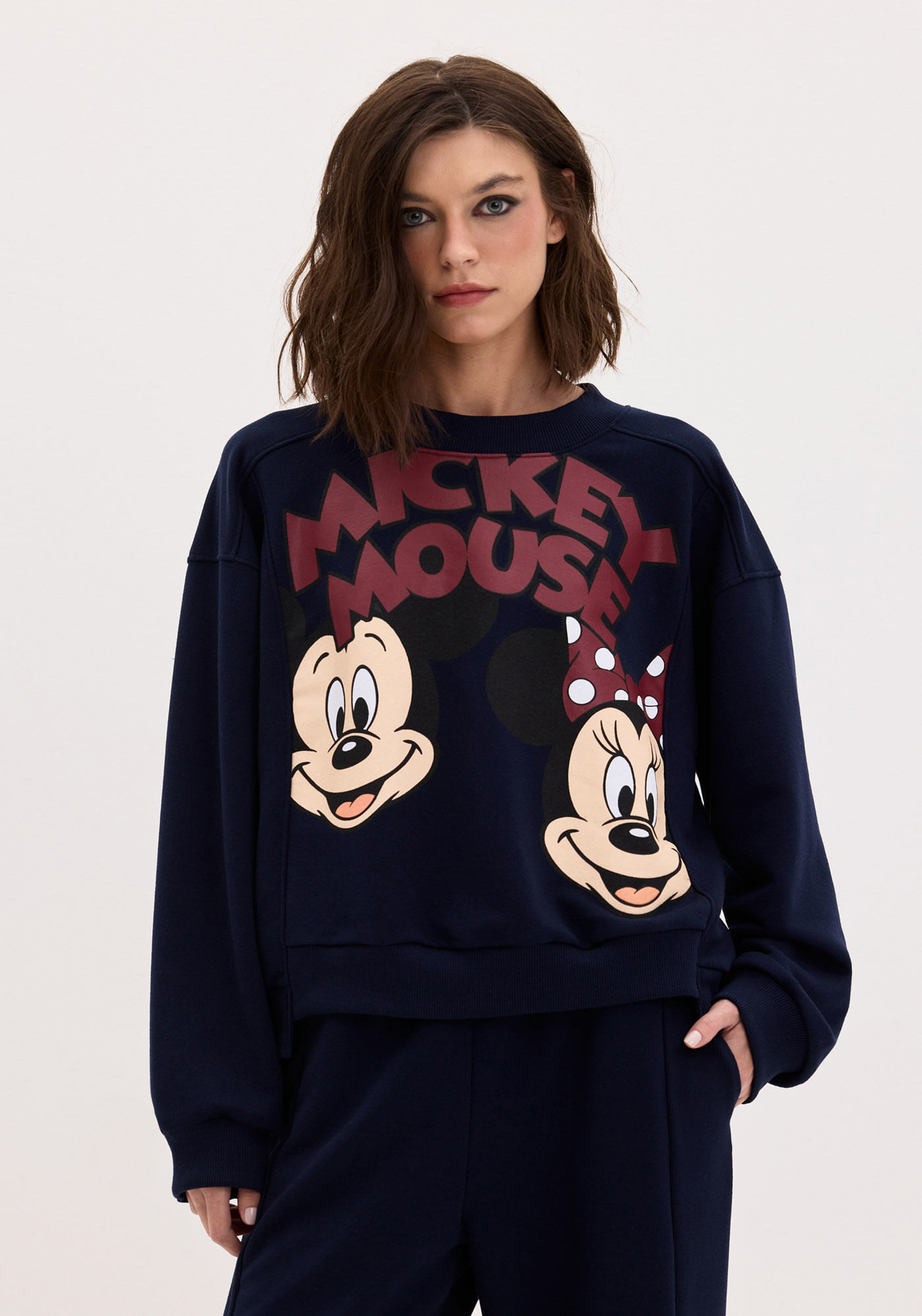 Moletom Regular Mickey E Amigos