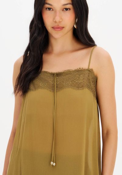 Blusa Solta De Alça