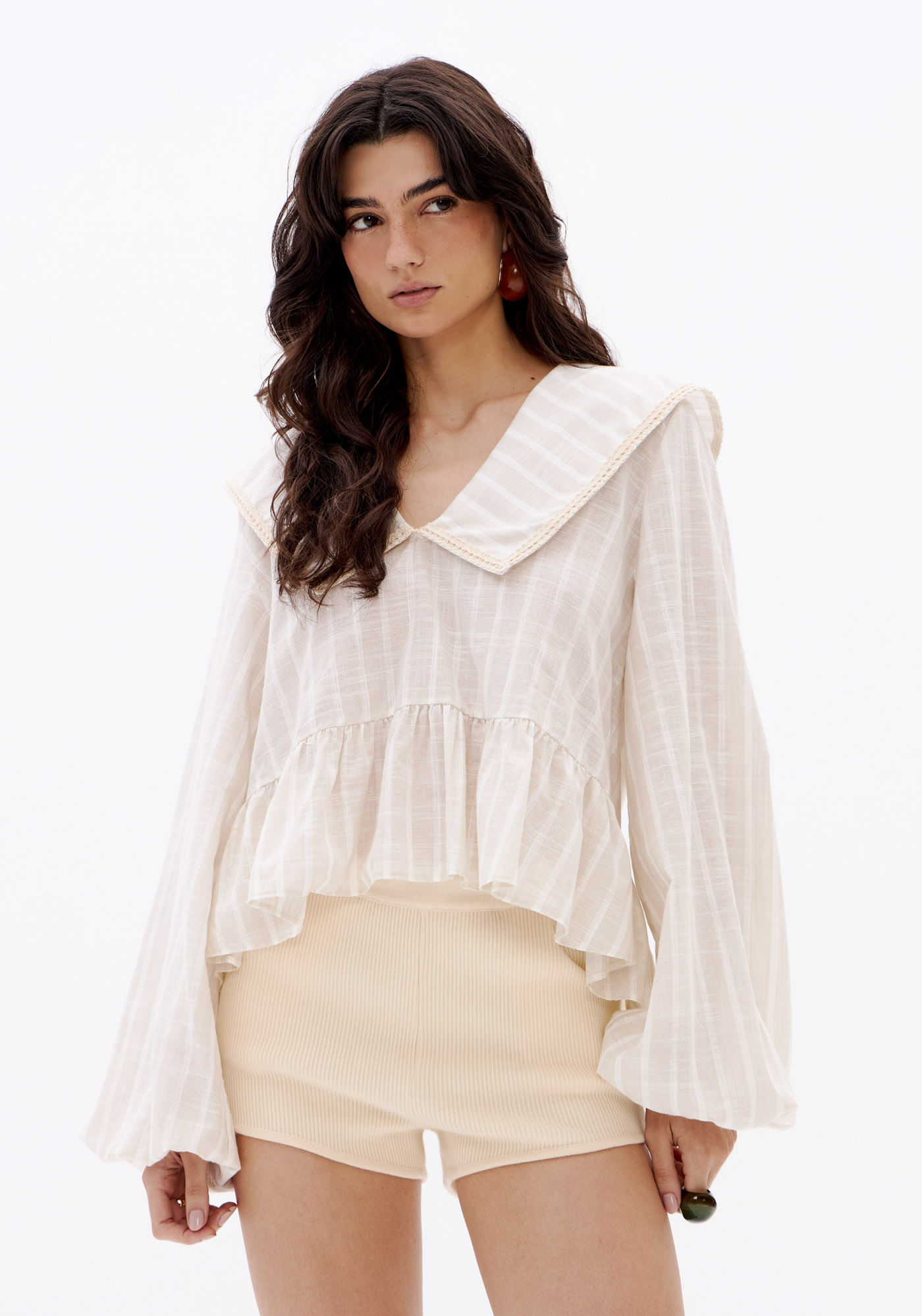 Blusa Ampla Manga Longa
