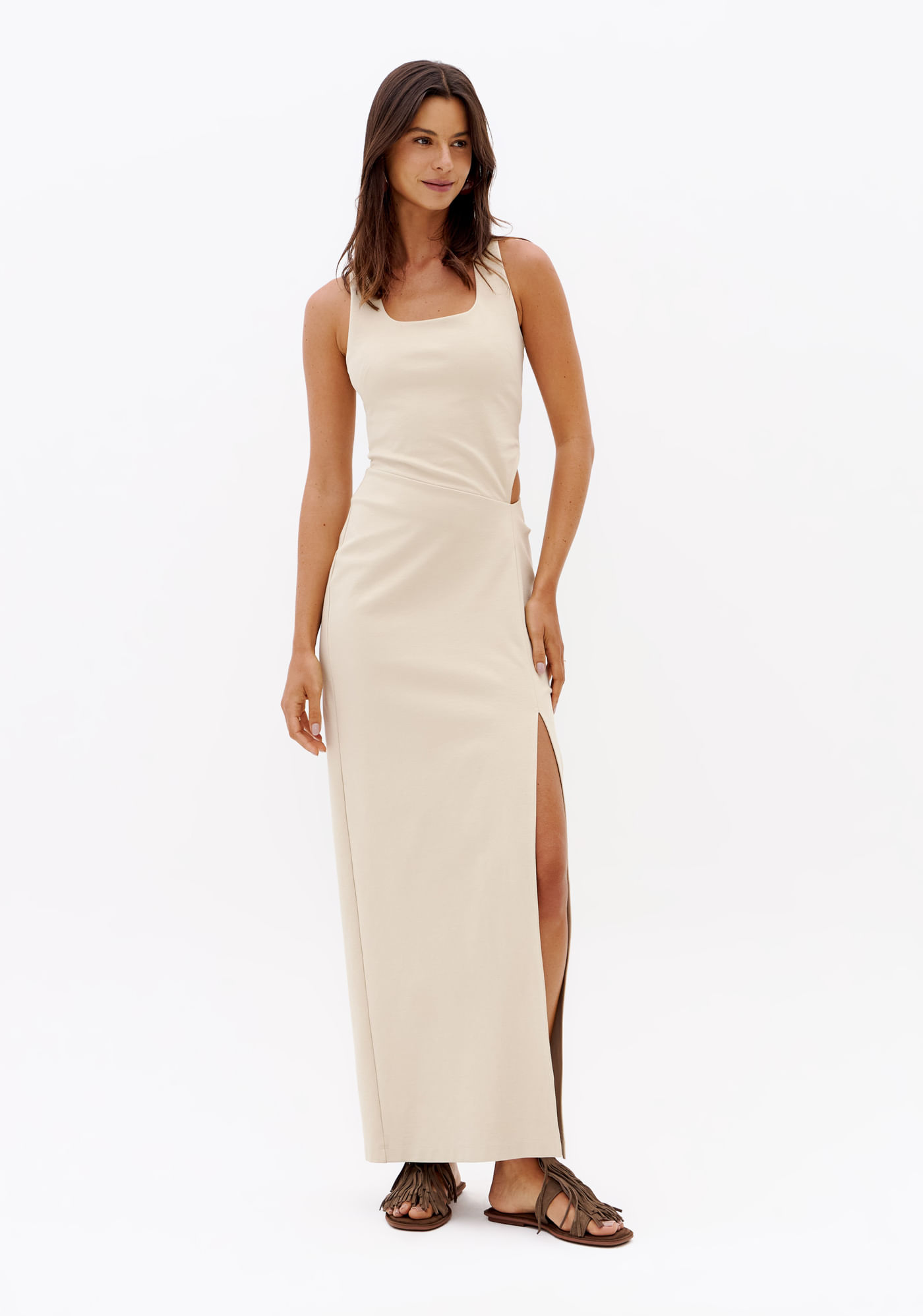 Vestido Super Midi Malha
