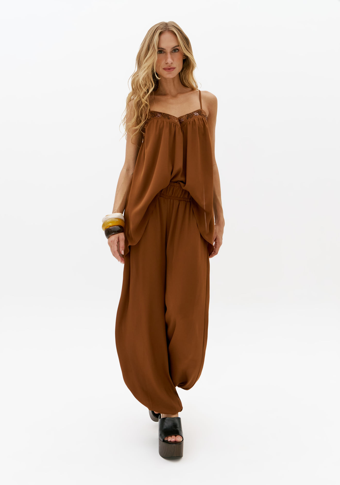 Calça Aladim Cintura Média