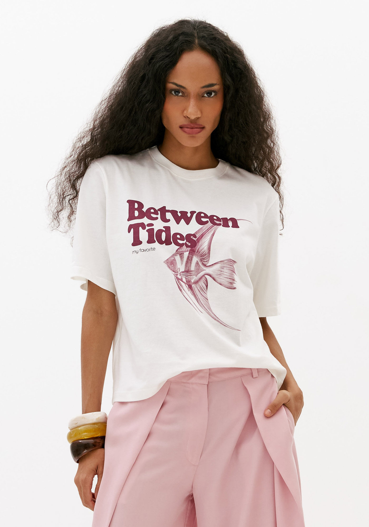 T-Shirt Oversized Com Estampa